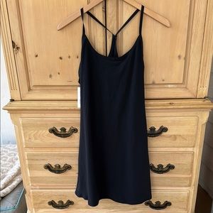 Outdoor Voices Black Chemise Soft Fabric Adjustable Straps